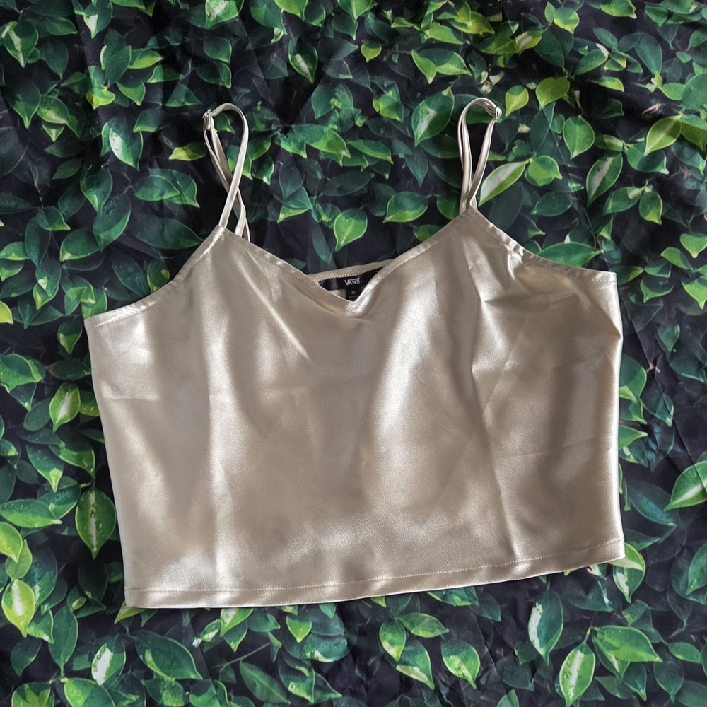 Vans Gold Sleeveless Crop Camisole (Free When Purchasing Another Item)